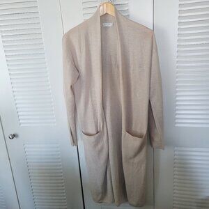 Babaton long sheer cardigan size small